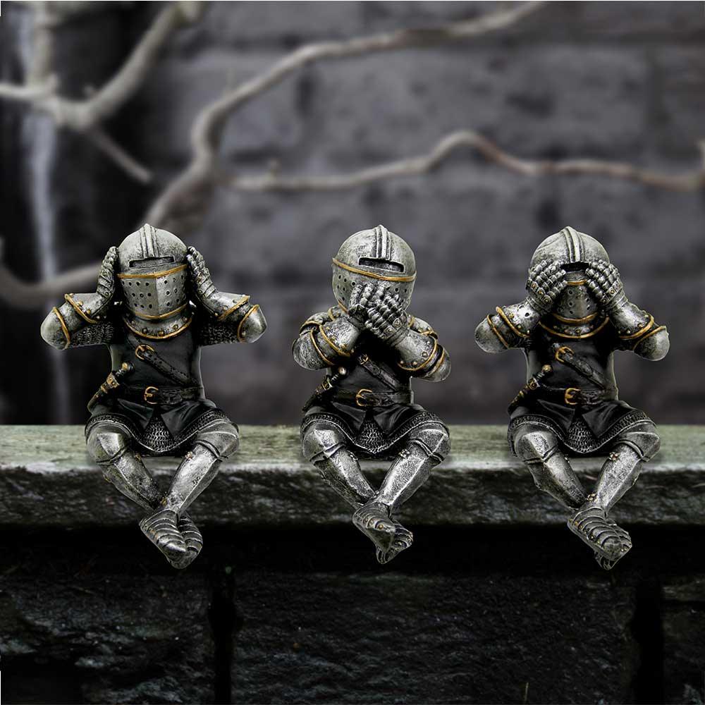 Three Wise Knights (Shelf Sitters) 11cm Ornament - Buy Figurines Small (Under 15cm) at GiftMasters.co.uk