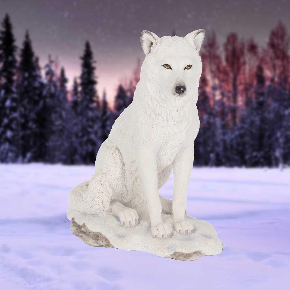 Ghost Wolf 19.5cm Ornament - Buy Figurines Medium (15-29cm) at GiftMasters.co.uk