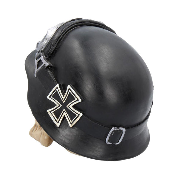 Iron Cross Skull 15.5cm Ornament - GiftMasters.co.uk