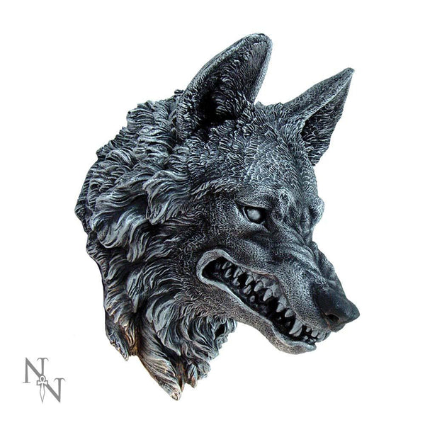 Wolf Wall Plaque 30cm - GiftMasters.co.uk