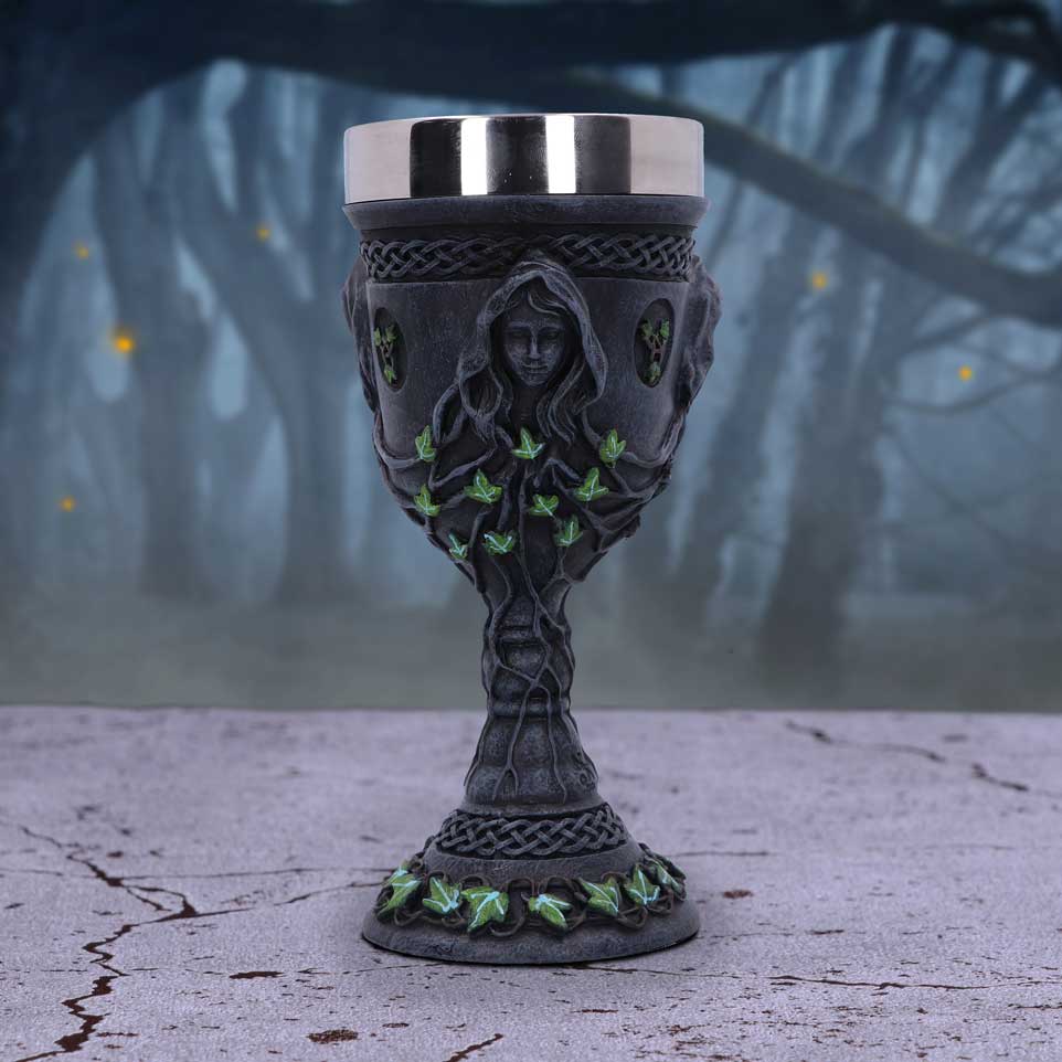 Mother Maiden & Crone Chalice 21cm - Buy Goblets & Chalices at GiftMasters.co.uk