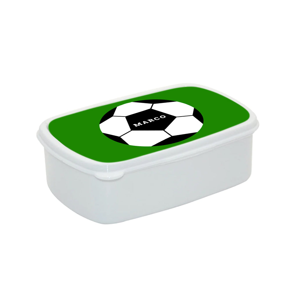 Personalised Kids Large Football Lunch Box - Buy Plastic Lunch Boxes at GiftMasters.co.uk
