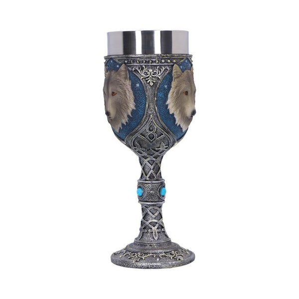 Lone Wolf Goblet 19.5cm - GiftMasters.co.uk