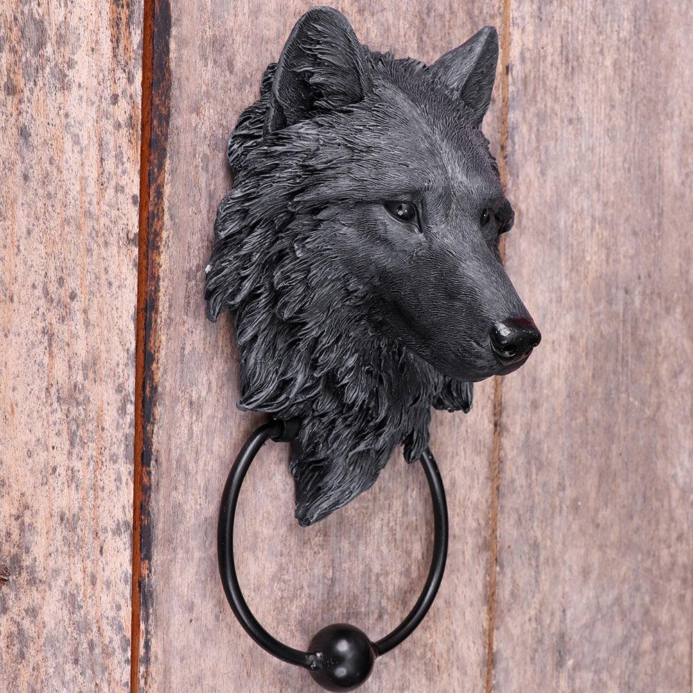 Dark Guardian Wolf 22.8cm - Buy Door Knockers at GiftMasters.co.uk
