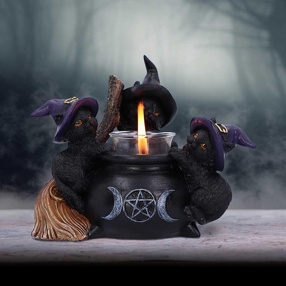 Familiar Cauldron 12.5cm - Buy Candles & Holders at GiftMasters.co.uk