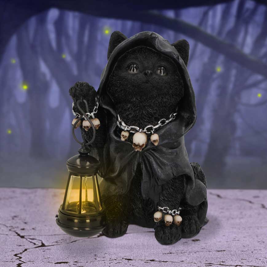 Reapers Feline Lantern 18.5cm Ornament - Buy Figurines Medium (15-29cm) at GiftMasters.co.uk
