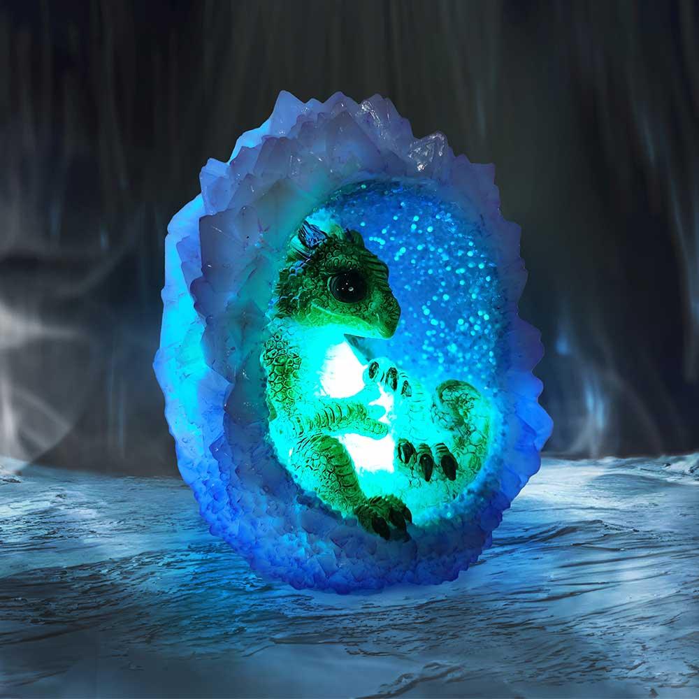 Geode Nest (Green) 12.5cm Ornament - Buy Figurines Small (Under 15cm) at GiftMasters.co.uk