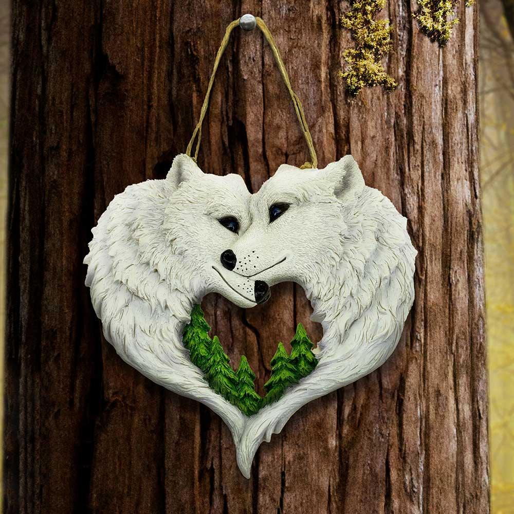 Snow in Love 20cm - Buy Wall Hanging Sculptures at GiftMasters.co.uk