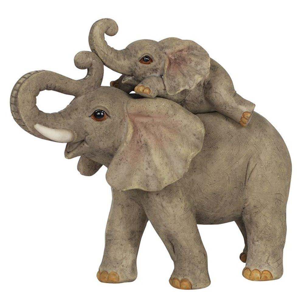 Elephant Adventure Mother and Baby Elephant Ornament - Buy Ornament at GiftMasters.co.uk