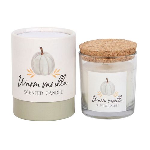 Warm Vanilla Autumn Candle - Buy  at GiftMasters.co.uk