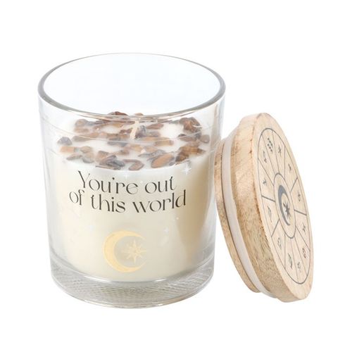 Vanilla Stardust Crystal Chip Candle - GiftMasters.co.uk