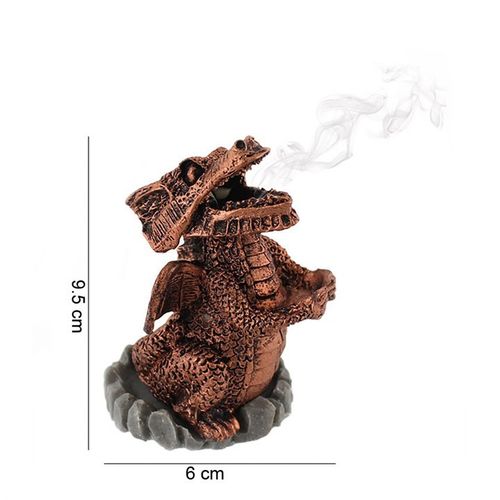 Red Dragon Incense Cone Holder - GiftMasters.co.uk