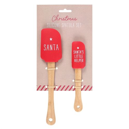 Santa's Helper Silicone Spatula Set - Buy  at GiftMasters.co.uk