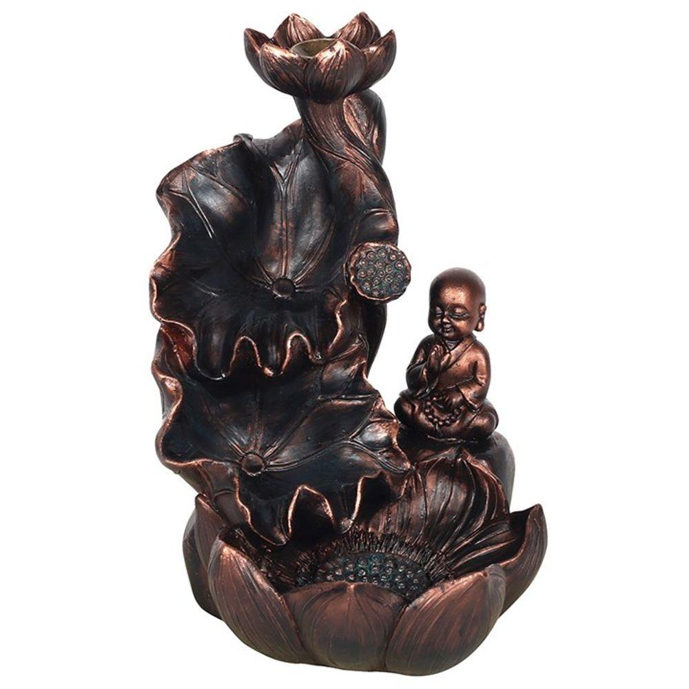 Bronze Effect Buddha Backflow Incense Burner - Buy  at GiftMasters.co.uk