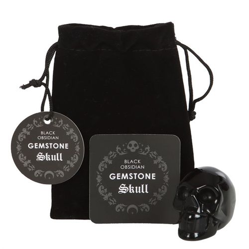 Black Obsidian Crystal Skull - Buy  at GiftMasters.co.uk