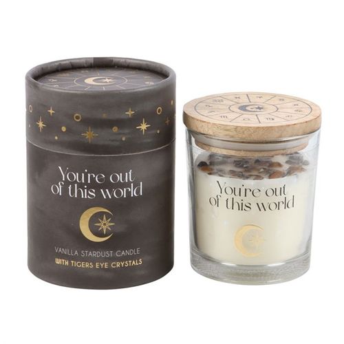 Vanilla Stardust Crystal Chip Candle - Buy  at GiftMasters.co.uk