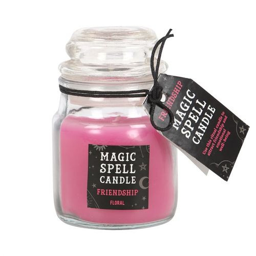 Floral 'Friendship' Spell Candle Jar - Buy  at GiftMasters.co.uk