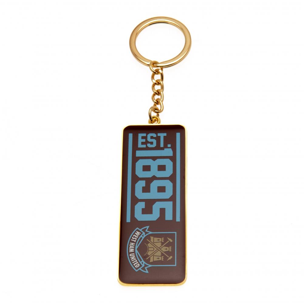 West Ham United FC Established Keyring - Buy Keyrings at GiftMasters.co.uk