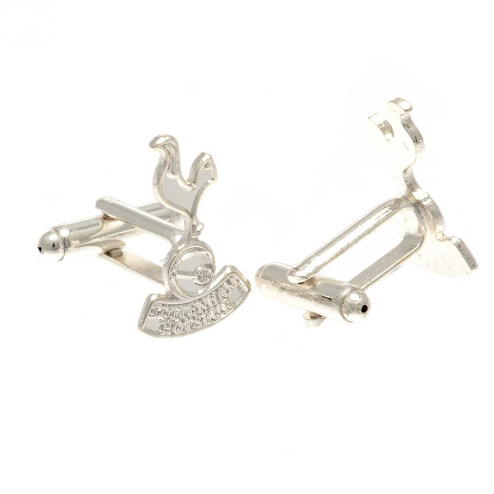 Tottenham Hotspur FC Silver Plated Formed Cufflinks - Buy Cufflinks at GiftMasters.co.uk