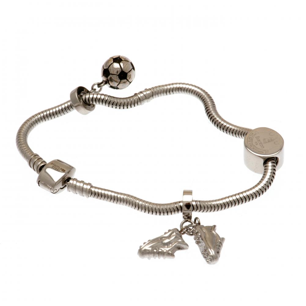 Everton FC Charm Bracelet - Buy Stainless Steel at GiftMasters.co.uk