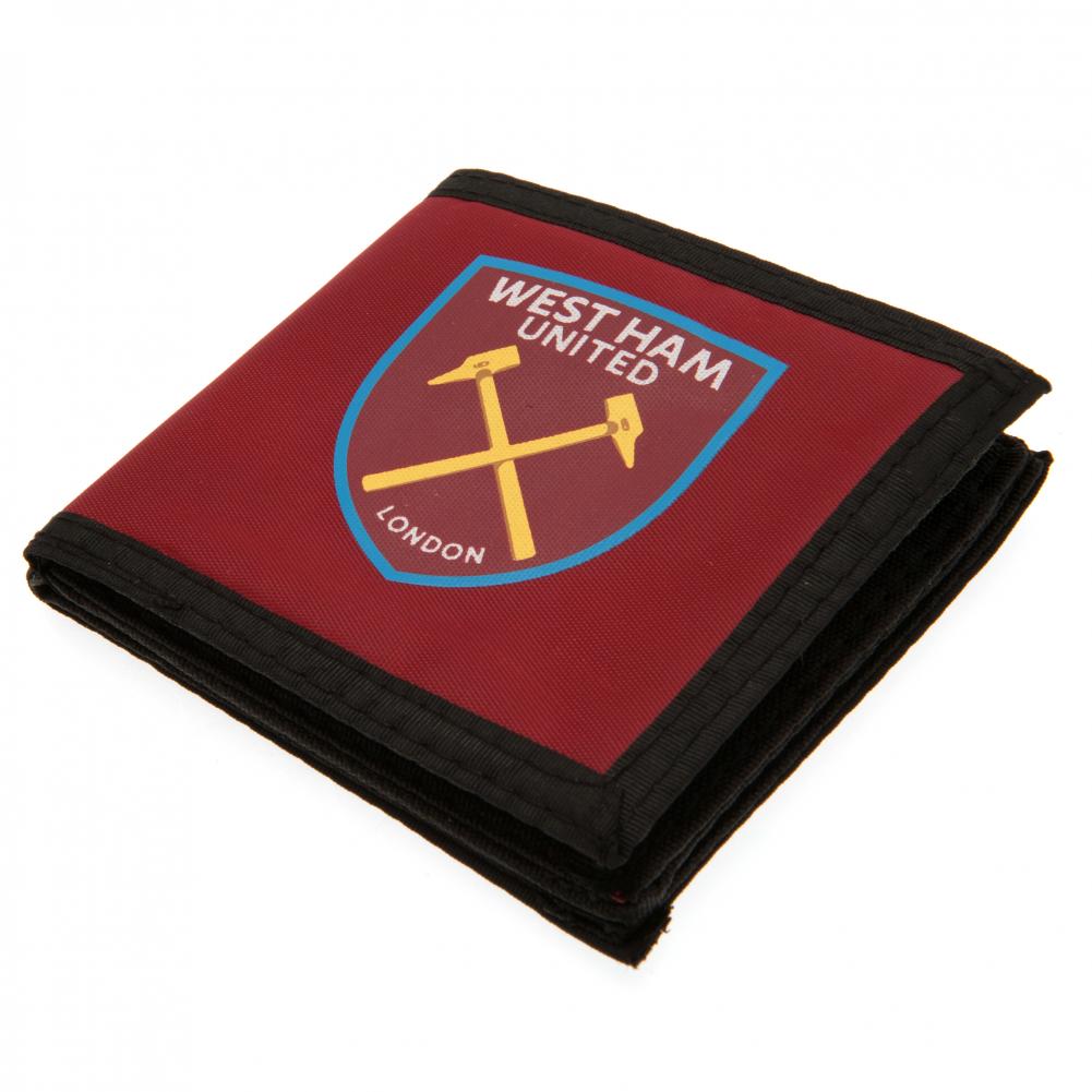 West Ham United FC Canvas Wallet - Buy Wallets at GiftMasters.co.uk