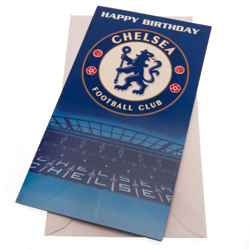 Chelsea FC Stadium Birthday Card - Buy Cards & Gift Wrap at GiftMasters.co.uk