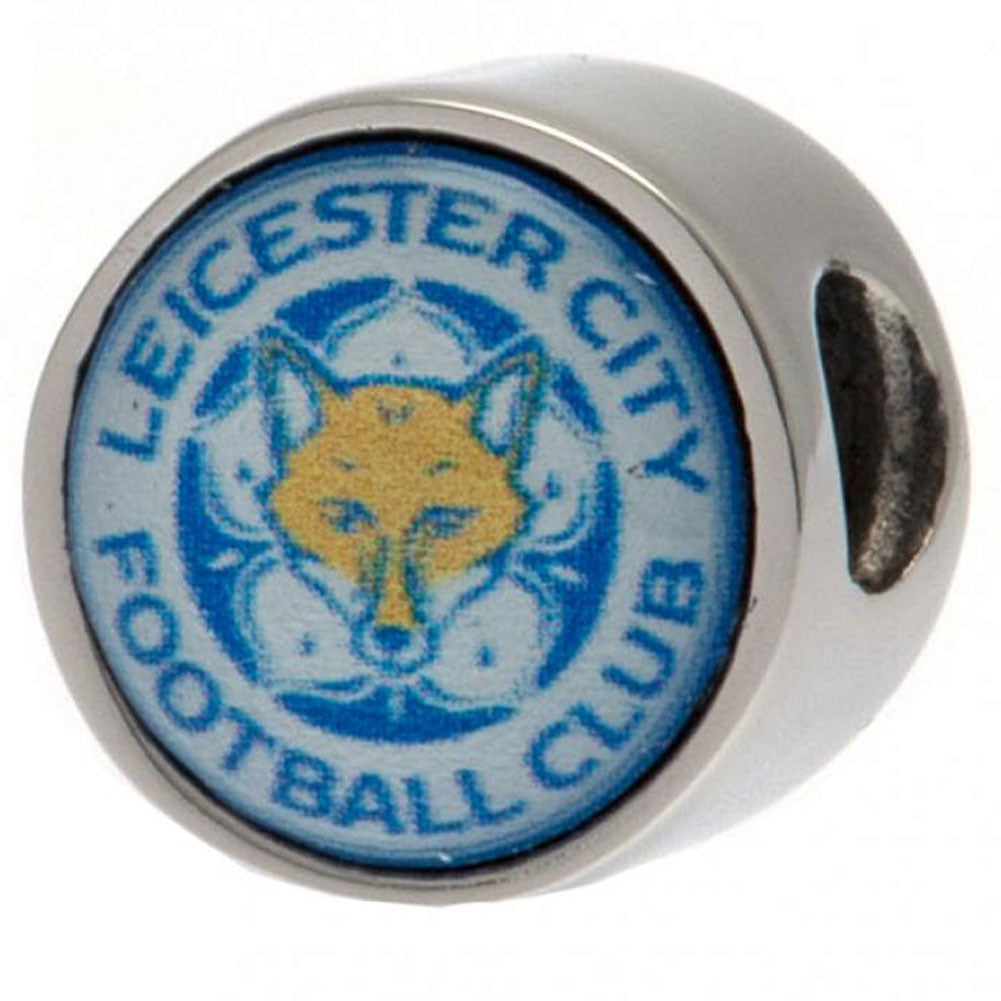 Leicester City FC Bracelet Charm Crest - Buy Stainless Steel at GiftMasters.co.uk