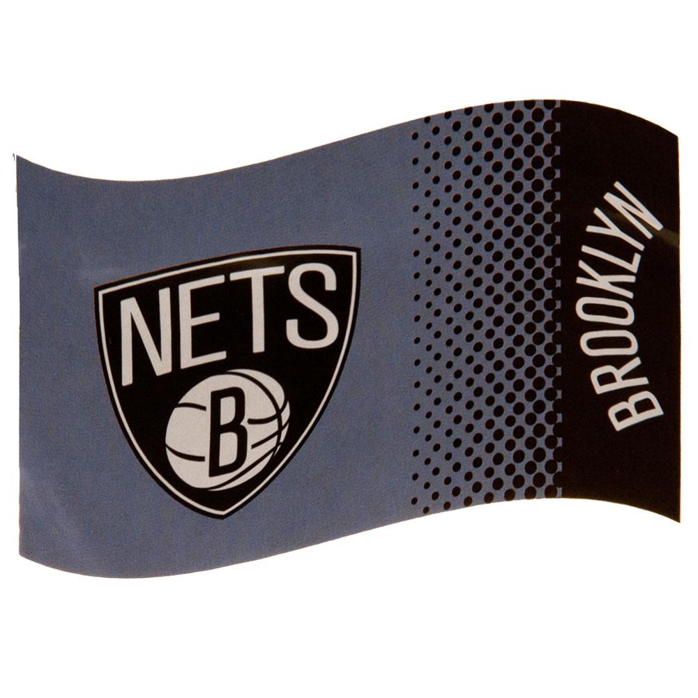 Brooklyn Nets Fade Flag - Buy  at GiftMasters.co.uk
