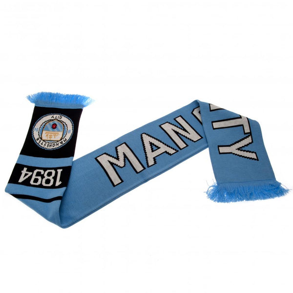 Manchester City FC Nero Scarf - GiftMasters.co.uk