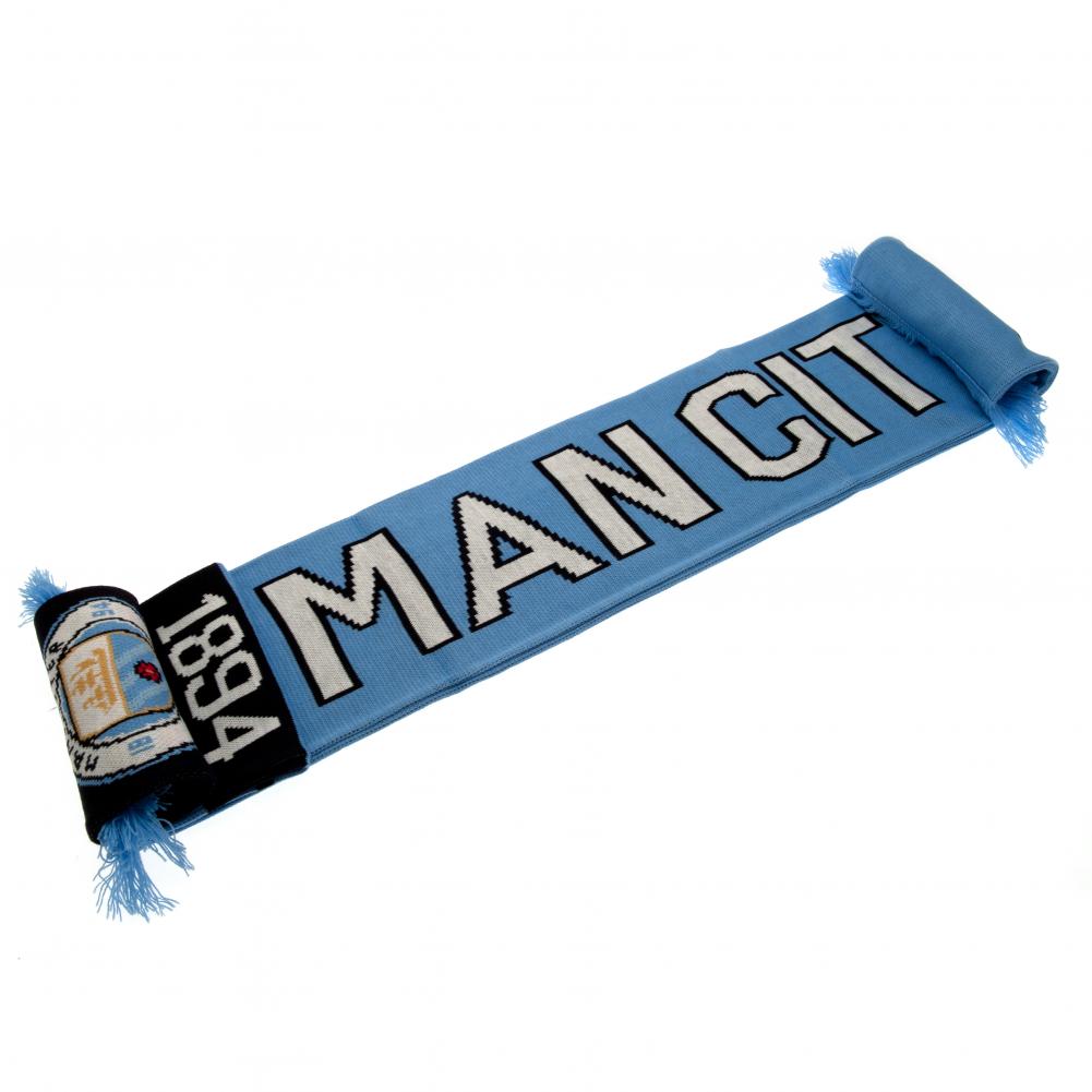Manchester City FC Nero Scarf - Buy Gloves & Scarves at GiftMasters.co.uk