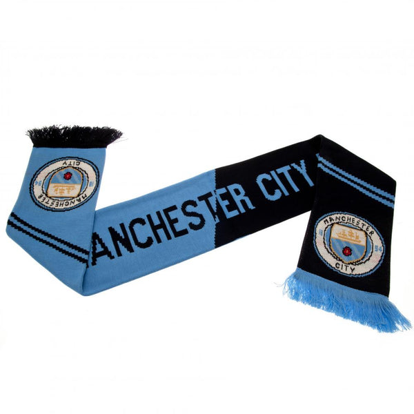 Manchester City FC Vertigo Scarf - GiftMasters.co.uk