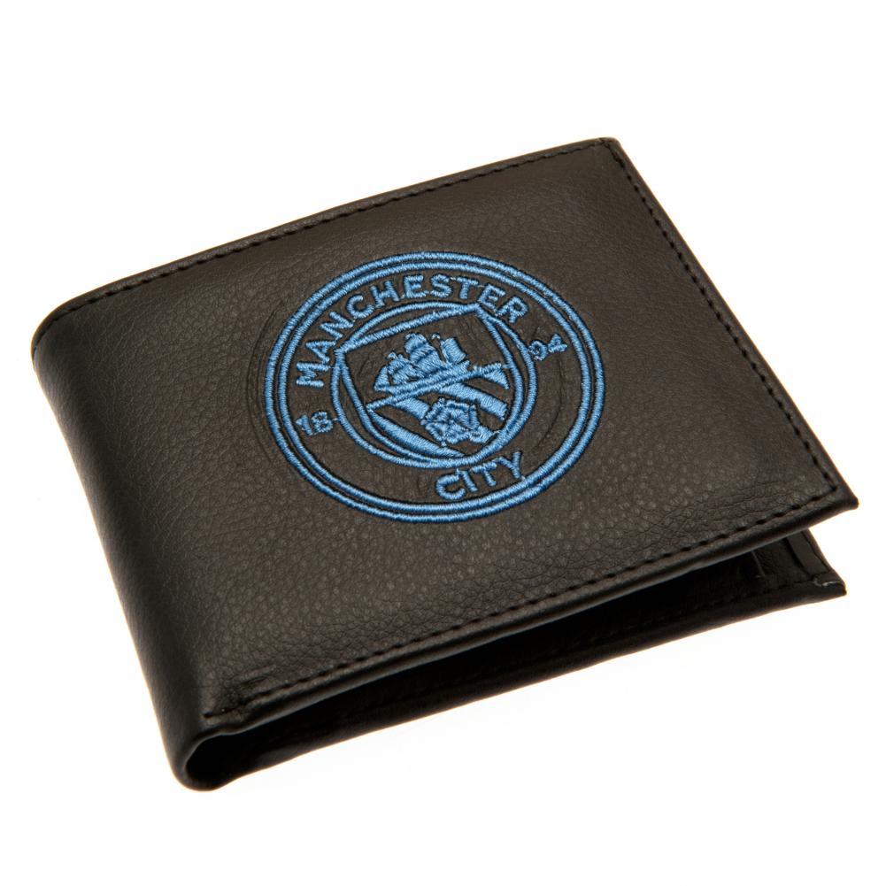 Manchester City FC Embroidered Wallet - Buy Wallets & Purses at GiftMasters.co.uk