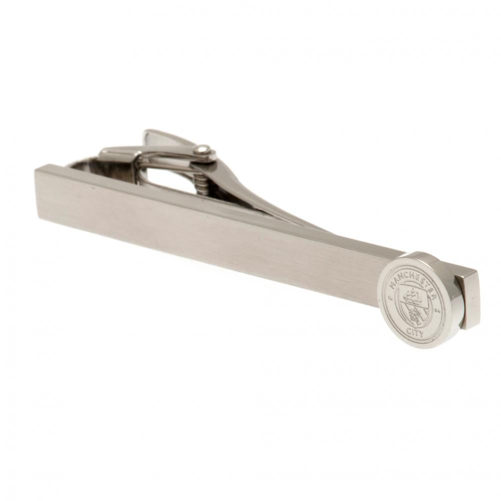 Manchester City FC Stainless Steel Tie Slide - Buy Ties & Pins at GiftMasters.co.uk