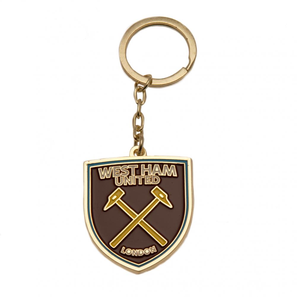 West Ham United FC Crest Keyring - Buy Keyrings at GiftMasters.co.uk