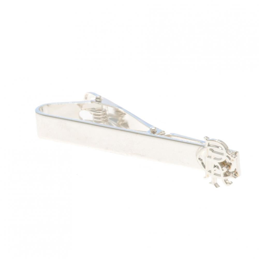 Rangers FC Silver Plated Tie Slide - Buy Ties & Pins at GiftMasters.co.uk