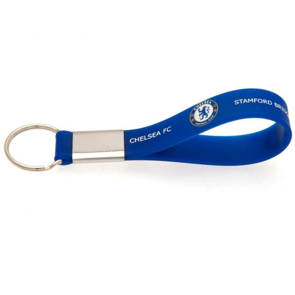 Chelsea FC Silicone Keyring - Buy Keyrings at GiftMasters.co.uk