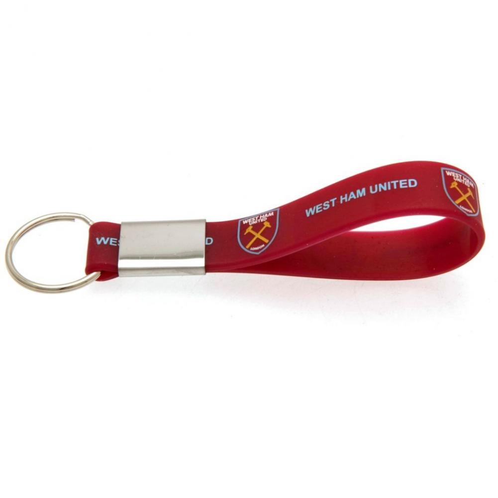 West Ham United FC Silicone Keyring - Buy Keyrings at GiftMasters.co.uk