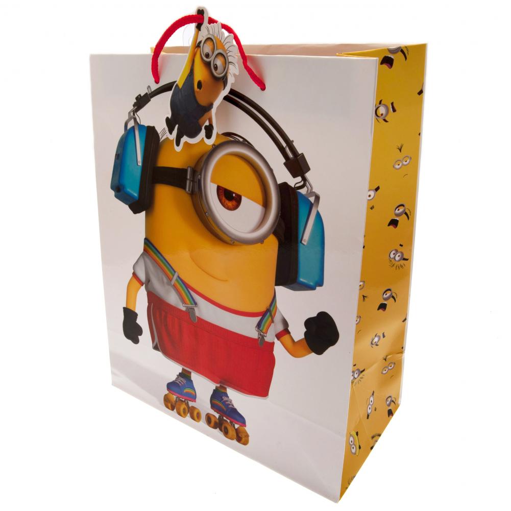 Minions Medium Gift Bag - Buy Cards & Gift Wrap at GiftMasters.co.uk