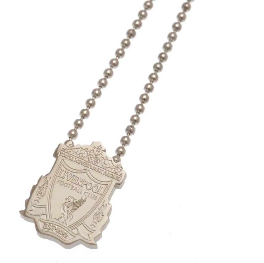 Liverpool FC Stainless Steel Pendant & Chain - Buy Stainless Steel at GiftMasters.co.uk