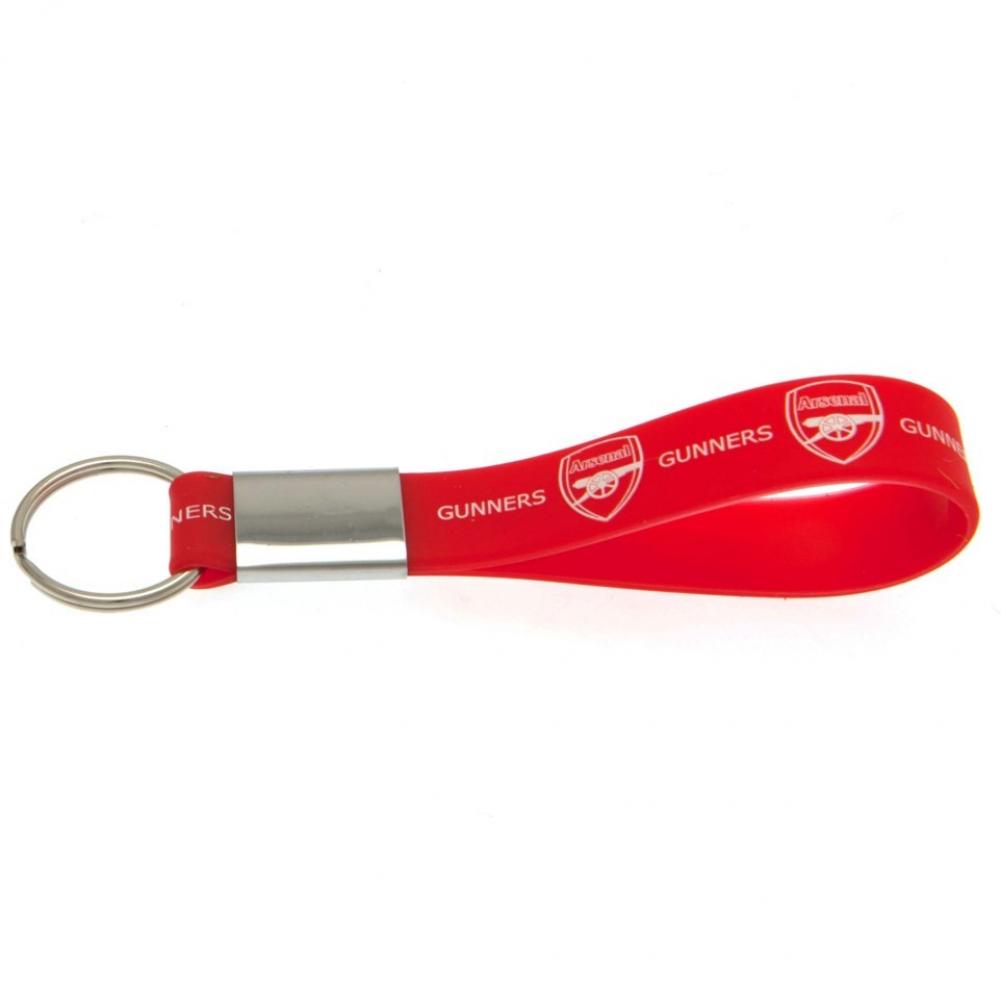 Arsenal FC Silicone Keyring - Buy Keyrings at GiftMasters.co.uk