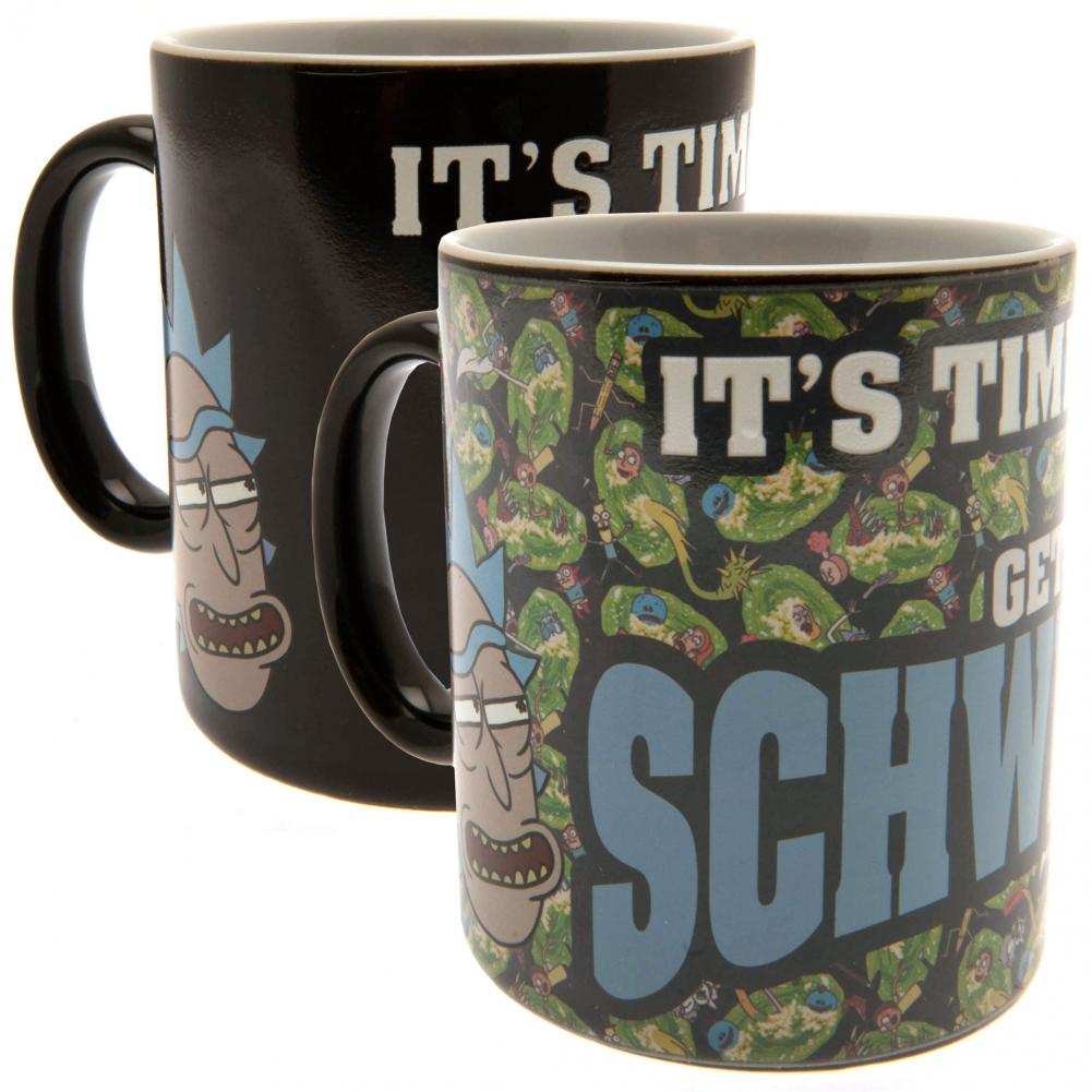 Rick And Morty Heat Changing Mug Schwifty - Buy Heat Changing Mugs at GiftMasters.co.uk