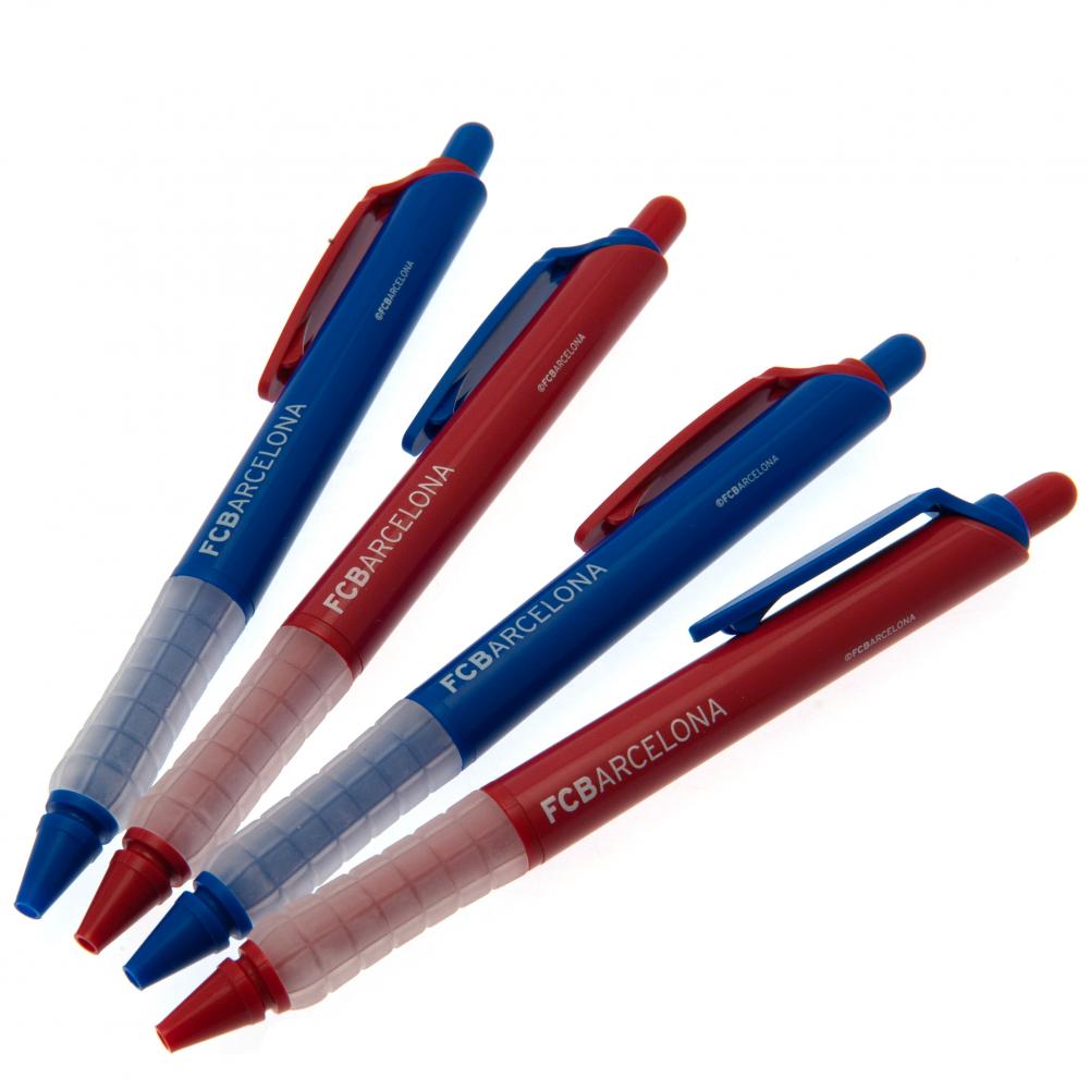 FC Barcelona 4pk Pen Set - Buy  at GiftMasters.co.uk