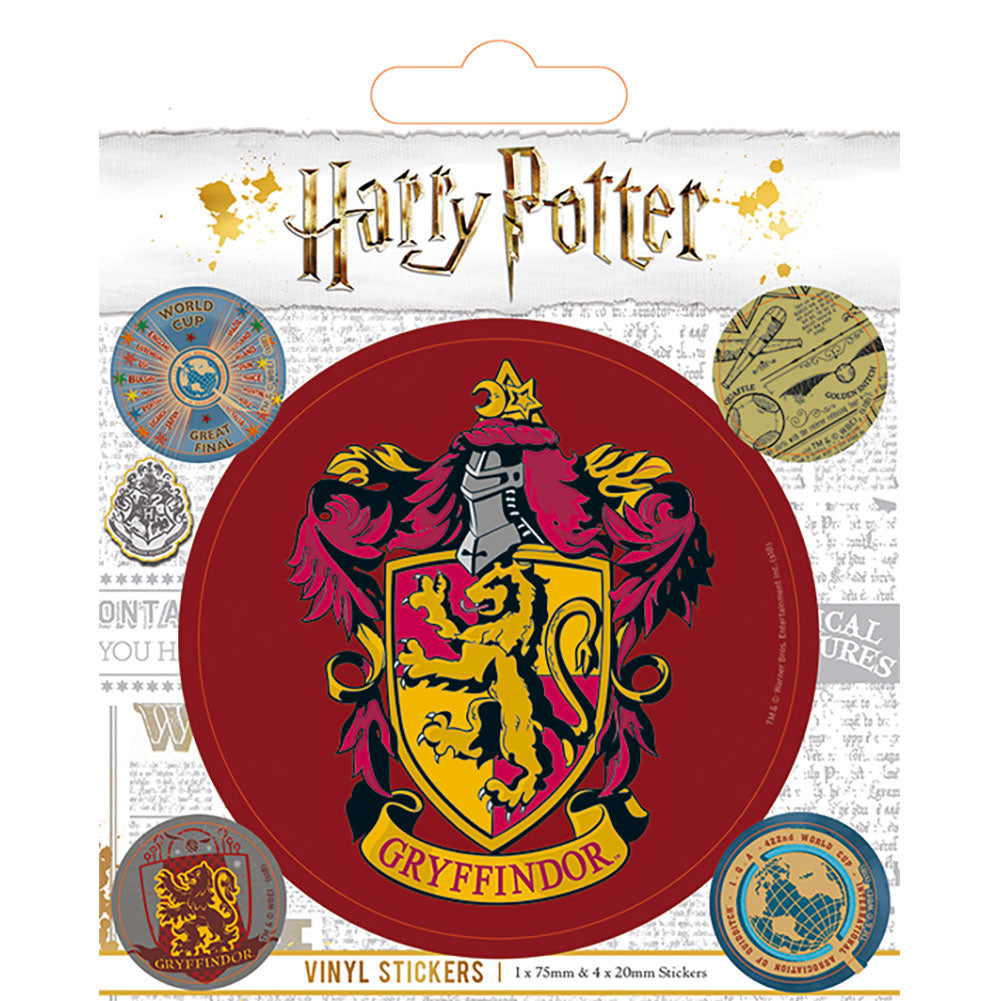 Harry Potter Gryffindor Stickers - Buy Stickers at GiftMasters.co.uk
