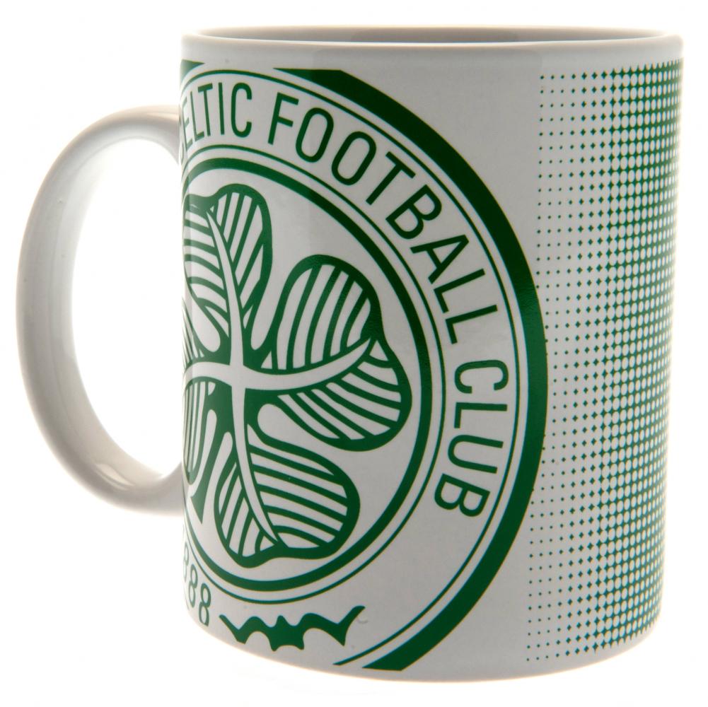 Celtic FC Halftone Mug - Buy Standard Mugs at GiftMasters.co.uk