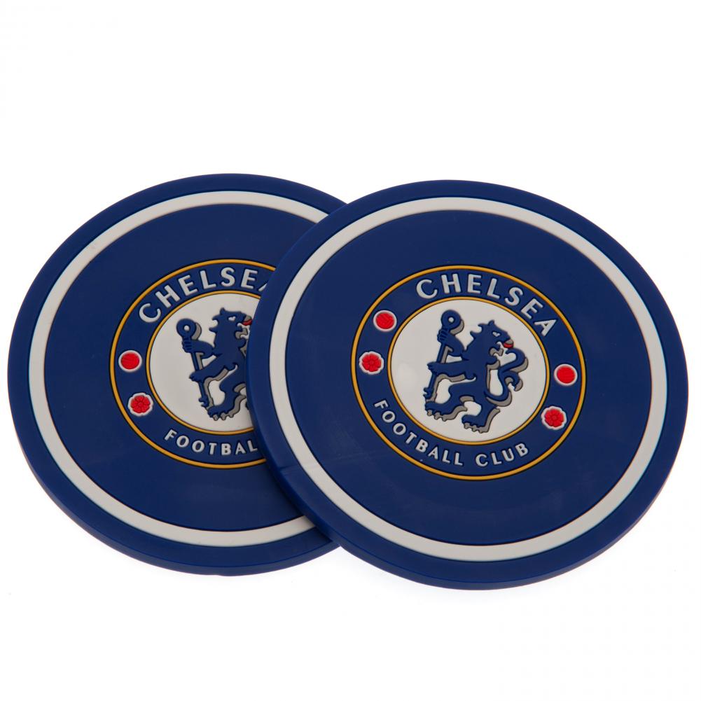 Chelsea FC 2pk Coaster Set - Buy Home Accessories at GiftMasters.co.uk
