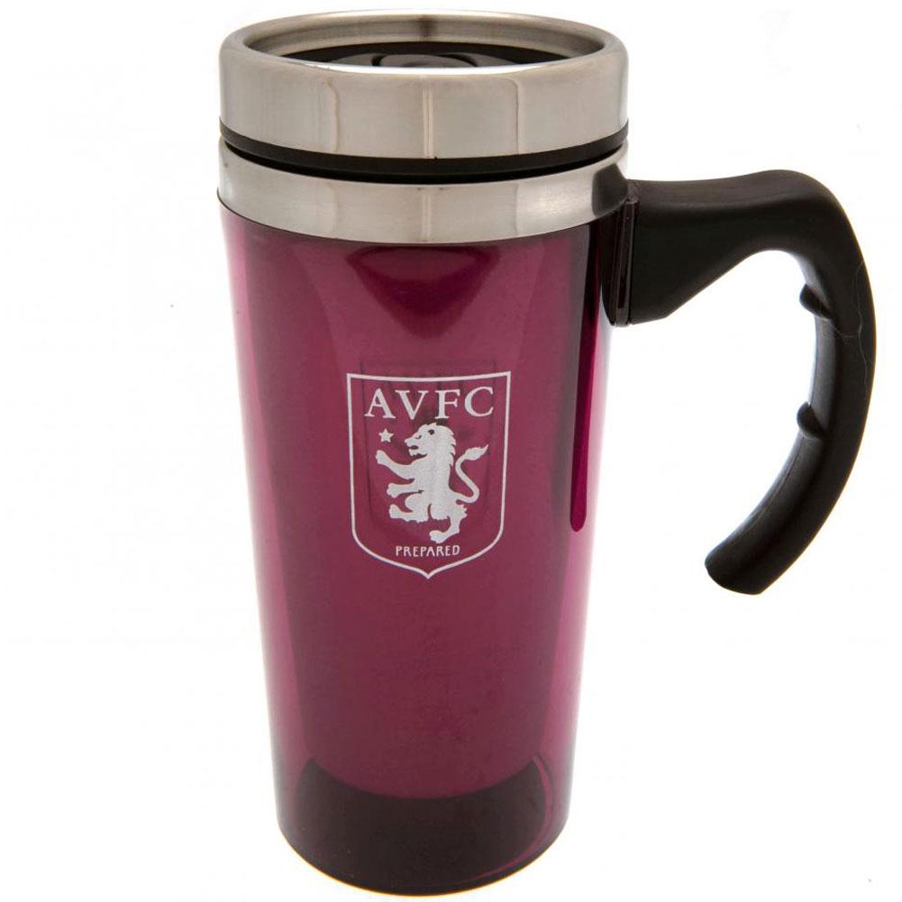 Aston Villa FC Handled Travel Mug - Buy Travel Mugs at GiftMasters.co.uk