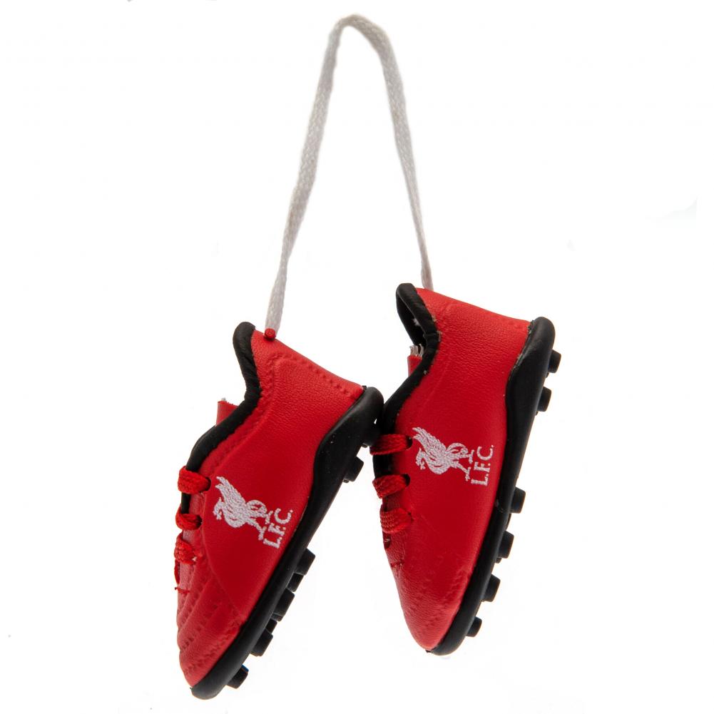 Liverpool FC Black & Red Mini Football Boots - Buy Hang Ups & Stickers at GiftMasters.co.uk