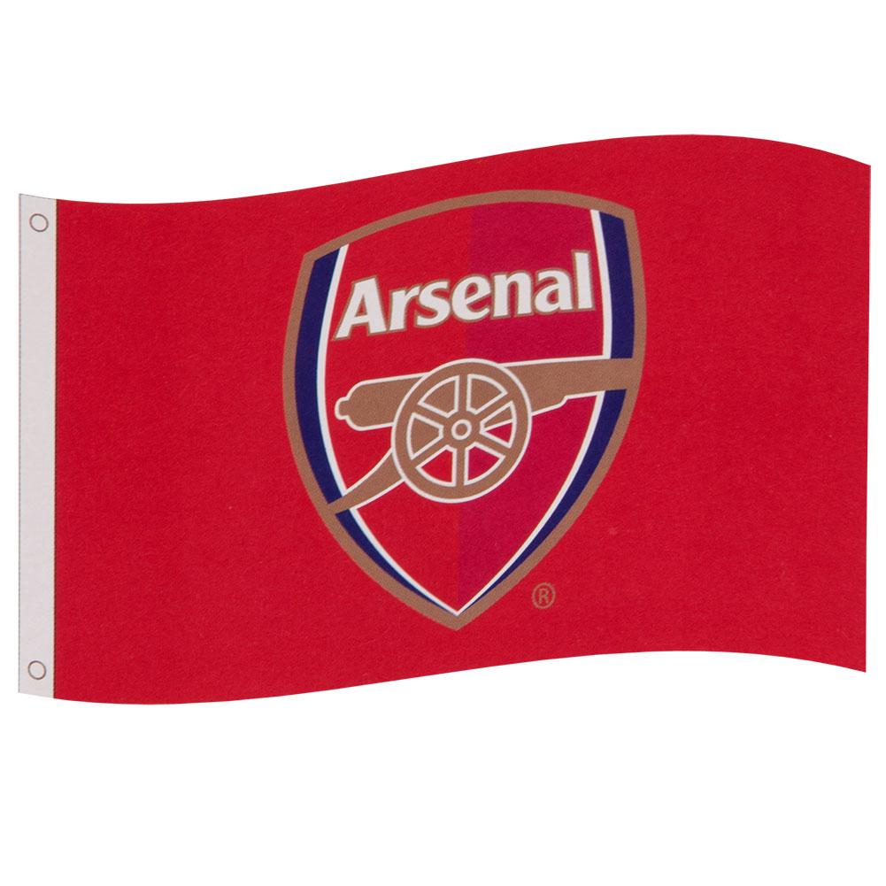 Arsenal FC Core Crest Flag - Buy  at GiftMasters.co.uk