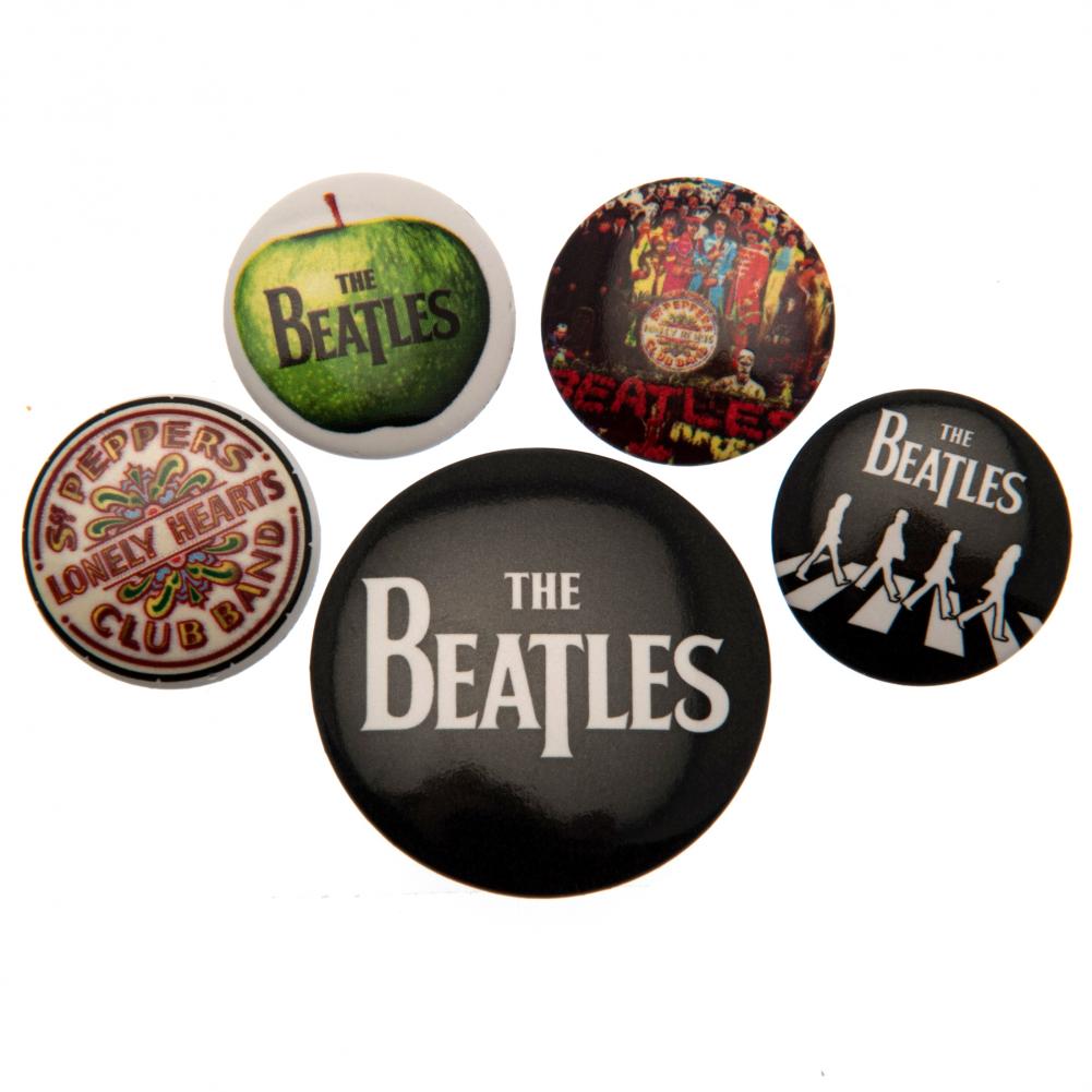 The Beatles Apple Corps Button Badge Set - Buy Badges at GiftMasters.co.uk