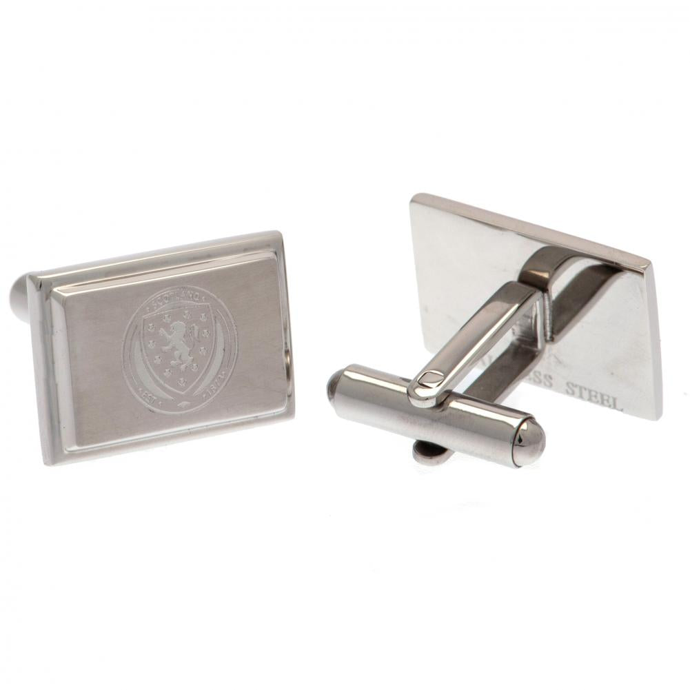 Scottish FA Stainless Steel Cufflinks - Buy Cufflinks at GiftMasters.co.uk